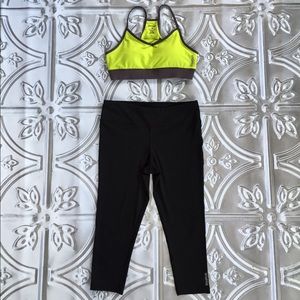 Reebok Sports Bra and Exercise/yoga pants- Medium